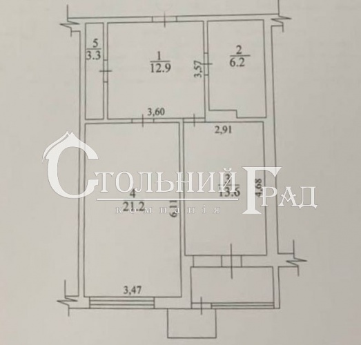 Продажа 1-комнатной квартиры в кирпичном доме на Нивках - АН Стольный Град фото 2