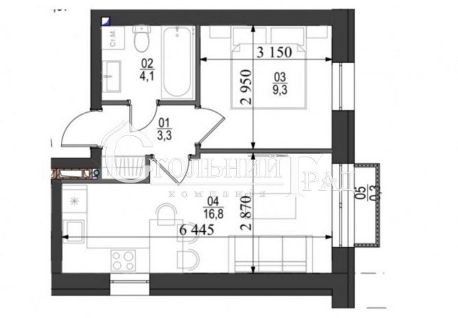 Продажа 1-к квартиры в ЖК Белый Шоколад Белогородка - АН Стольный Град фото 8