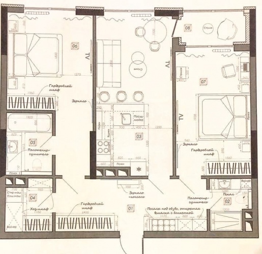 Rent stylish 3-bedroom apartment Residential Complex French Quarter 2 - Stolny Grad photo 22