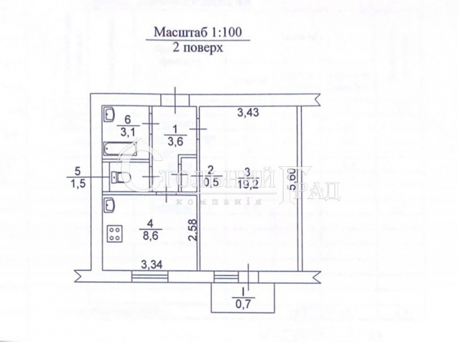 Продажа большой 1-к квартиры возле метро Дорогожичи - АН Стольный Град фото 12