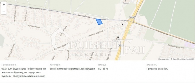 Продажа участка 42 сотки в с. Глеваха - АН Стольный Град фото 7