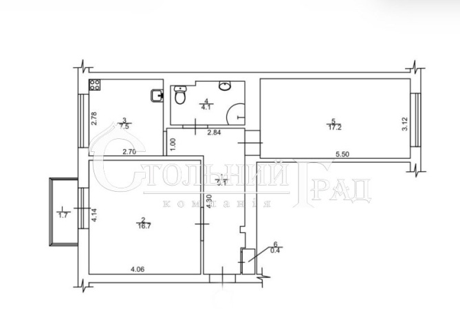 Sale of a 2-room apartment 57 sq. m in Podil – Stolny Grad Real Estate Agency photo 3